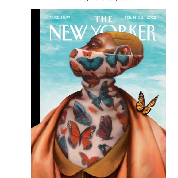 The New Yorker framed magazine: Feb. 14 &  21, 2022, "High Style", K. Nelson - Picture 2 of 2